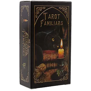 Книга Таро Аввалон, Карты Tarot Familiars (78 карт) (илл. Parker) (FOU13) (DL VI-421/2016) (коробка) (Fournier) ()