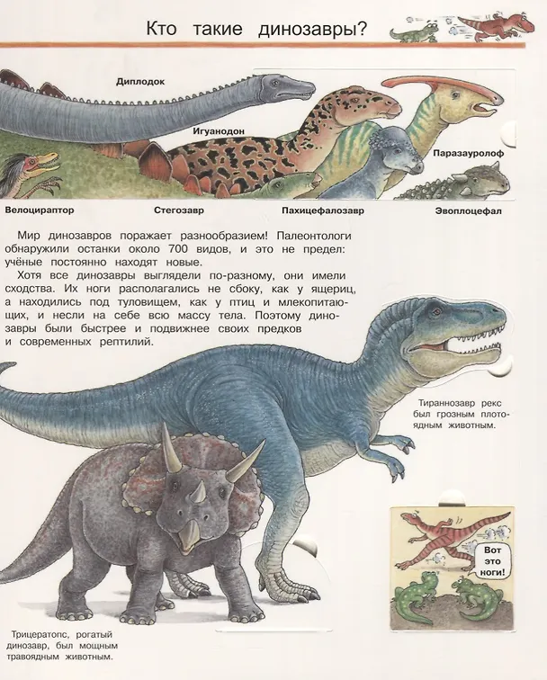 Книга Что? Почему? Зачем? Мир динозавров (с волшебными окошками) () — 2