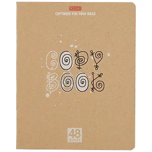 Тетрадь в клетку Hatber, Copybook, 48 листов, в ассортименте