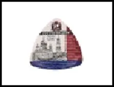 ГС магнит треугольник керамика Ростов-на-Дону Кафедральный собор Рождества Пресвятой Богородицы 5,5 см 465934, шт 2322703