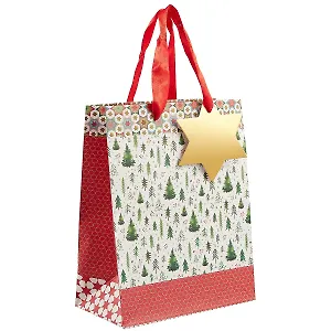 Подарочный пакет «New year forest», А5