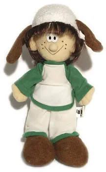 Тряпичная кукла "Мальчик в шляпе" (30см) (10480) 2193249