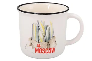 Кружка "Москва-сити в ушанке" (Москва) (фарфор) (065-8-19-D4) 3163043