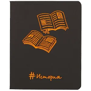 Тетрадь предметная в клетку Paper Art, "Неоновые акценты. История", 48 листов