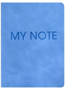 Записная книжка А6 40л кл. "Fantasy. Голубой" иск.кожа