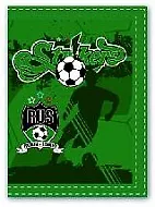 Кошелек "ФУТБОЛ" 9*11,5см, 3 отделения, кольцо для ключей, полиэстер