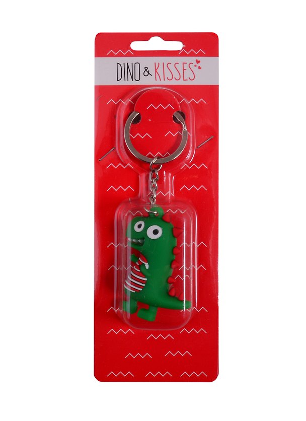 Брелок Динозаврик Dino & Kisses (ПВХ) (4,5 см) 2776219 — 1
