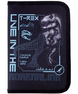 Пенал 1 отделение "T-Rex" 20*13 см, молния