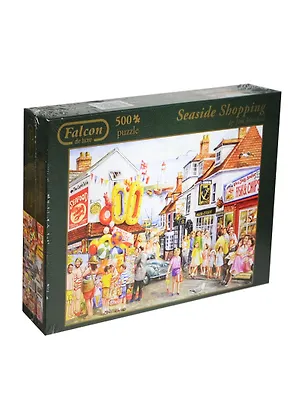 Пазл 500 (11005) Посещение магазинов на морском побережье (Falcon) (коробка) 2427786
