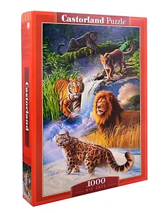 Пазл Castorland 1000 эл. "Дикие кошки" (68*47см.)