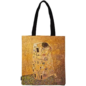Сумка-шоппер "Густав Климт. Поцелуй", 40 х 32 см