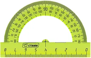 Транспортир малый, 8см, СТАММ