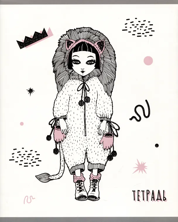 Тетрадь общая «Kitty girls», 96 листов в клетку, А5, в ассортименте - Listoff 2973610 — 6