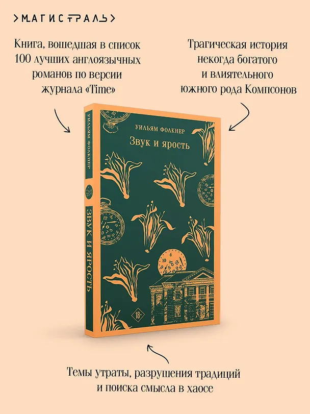 Книга Звук и ярость (Уильям Фолкнер) — 8