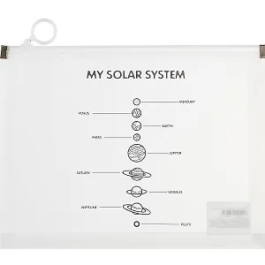 Папка на молнии с расширением "My solar system", A5