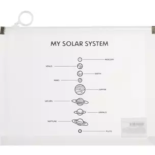 Папка на молнии с расширением "My solar system", A5 — 261903 — 1