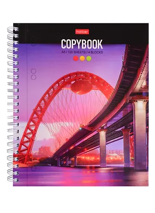 Тетрадь в клетку Hatber, "Живописный мост", 120 листов 255031
