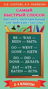 Самый быстрый способ выучить неправильные английские глаголы