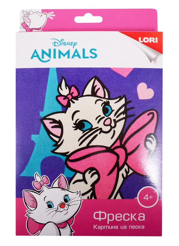 Набор для творчества LORI Фреска. Картина из песка. Disney Мари 2825079 — 1
