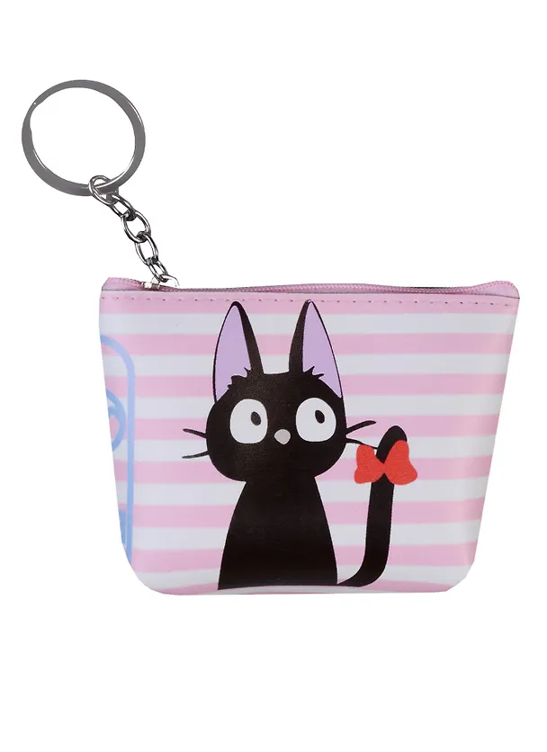 Кошелек на молнии Кошка с бантом (кожзам) 11*9см (ПВХ бокс) 2619047 — 3