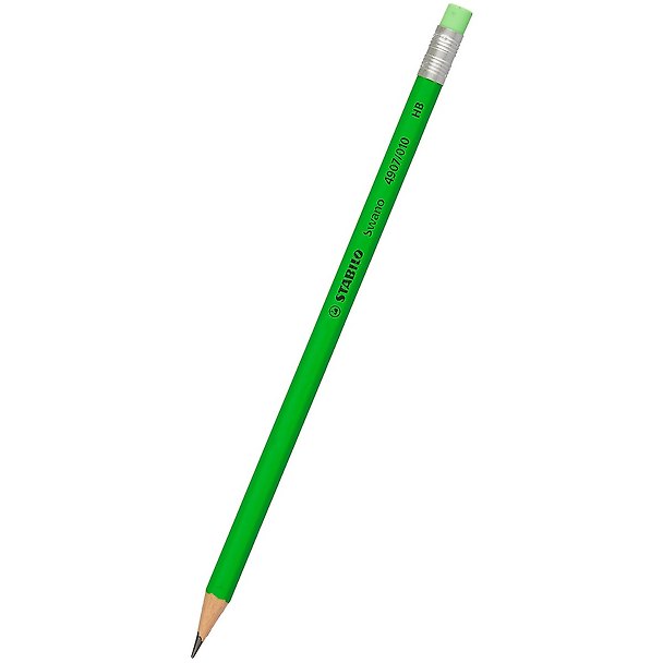 Карандаш чернографитный с ластиком «Swano», STABILO, HB 234904 — 1