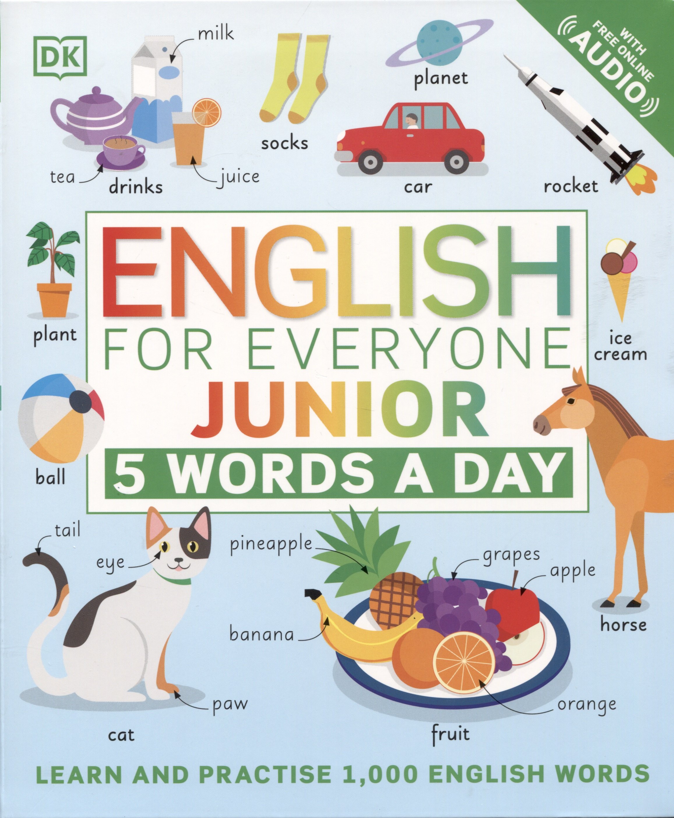 Sophie Adam English for Everyone. Junior. 5 Words a Day. Learn and Practise 1000 English Words