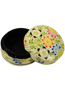 Шкатулка круглая картон Альстромерия (6,5 см) (1158184)