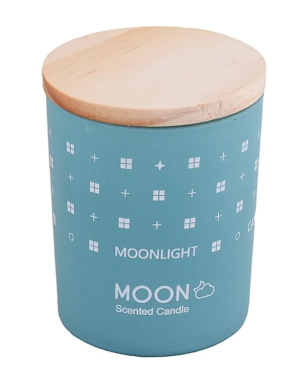 Свеча ароматическая с деревянной крышкой Moon (8х6) 2994381 — 6