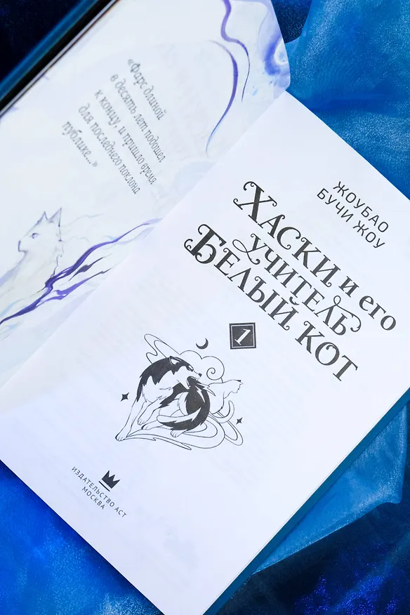 Книга Хаски и его учитель Белый кот. Книга 1 (Жоубао Бучи Жоу) — 16