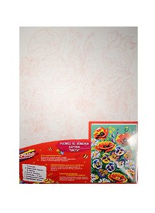 Роспись по номерам Цветы (30896) (30х40) (краски/12цв.+2 кисточки+крепеж. петли+схема) (Креатто) (7+) (упаковка)