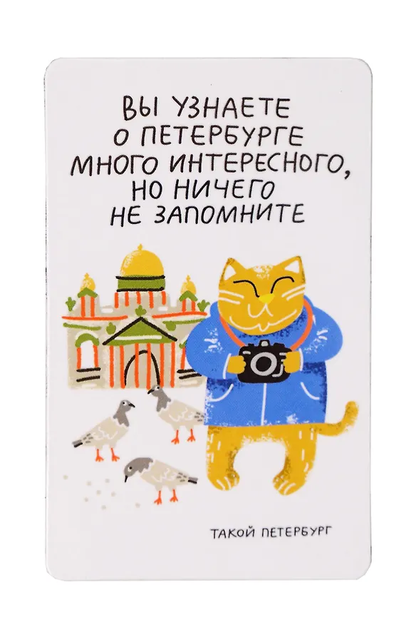 Магнит СПб Вы узнаете о Петербурге (кот) (9х5,5) (винил) (МВ2020-032) 2824449 — 1
