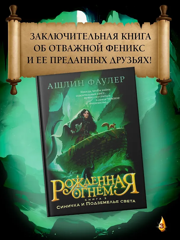 Книга Рожденная огнем. Книга 3. Синичка и Подземелье света (Ашлин Фаулер) — 5