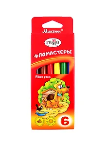 Фломастеры Гамма, "Мультики", 6 цветов