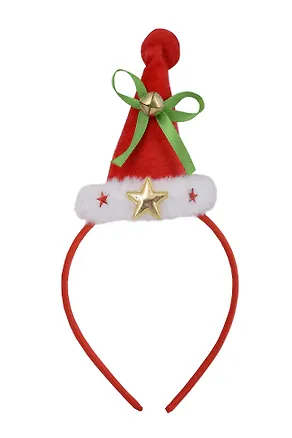 Ободок новогодний Колпак с бантом (текстиль) (12-6122-HNY3) 3104389