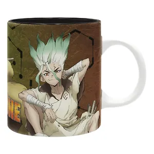 Кружка в подарочной упаковке Аниме Dr Stone Tsukasa & Senku (керамика) (320 мл)