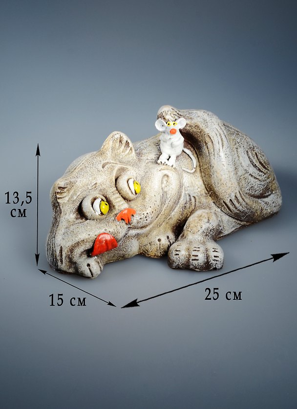 Копилка Забавный кот (12см) (40373) 2574271 — 1