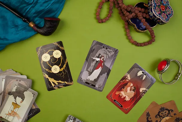 Книга Dark Wood Tarot. Таро Темного леса (78 карт и руководство в подарочном футляре) (Саша Грэхем) — 10