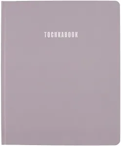 Книга для записей А4 72л тчк. "Серый" 7БЦ, софт.тач