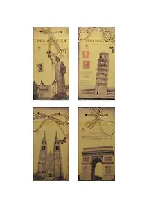 Блокнот со шнурком Города (112 стр.) (крафт) (10,5х19,5) (12013300)