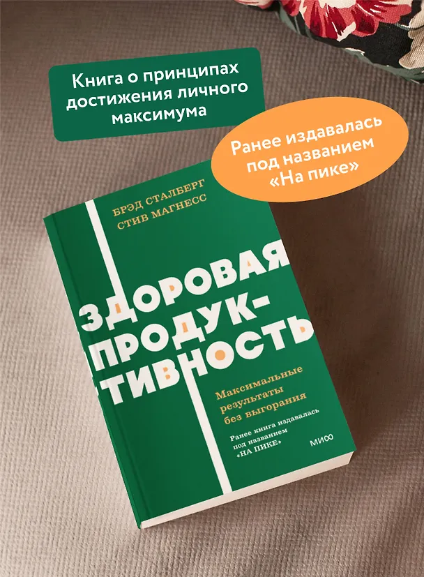 Книга Здоровая продуктивность. Максимальные результаты без выгорания (Брэд Сталберг, Стив Магнесс) — 5