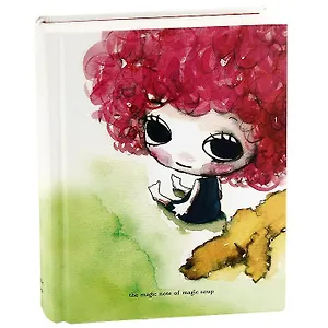 Записная книжка в твердом переплете "Титта и Мансу" (Оранжевая корова)