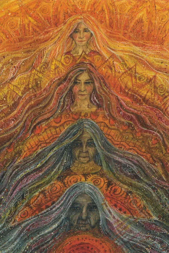 Книга Женские земли. Послания для себя. Метафорические открытки (Мария Хомякова) — 3