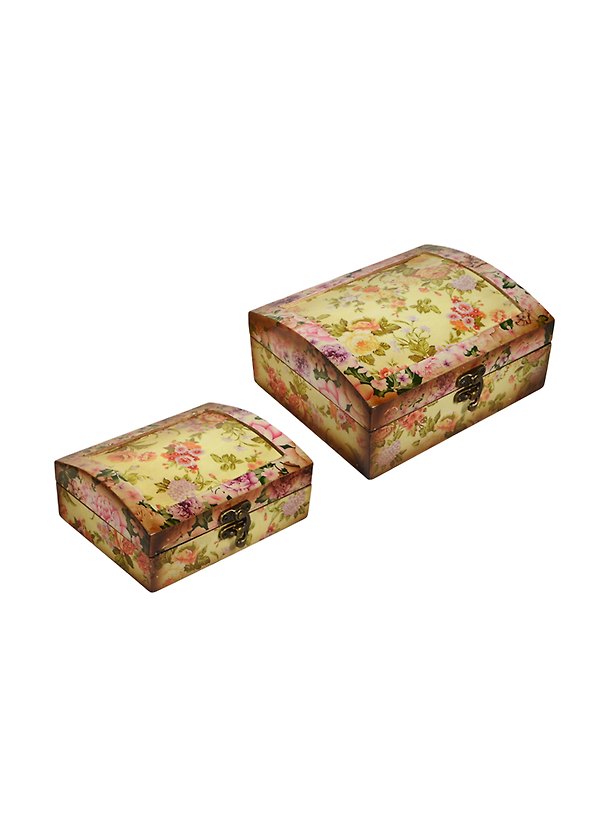 Набор шкатулок из 2 шт. (15х6х12/18х8х15) (187-209) 2470657 — 1
