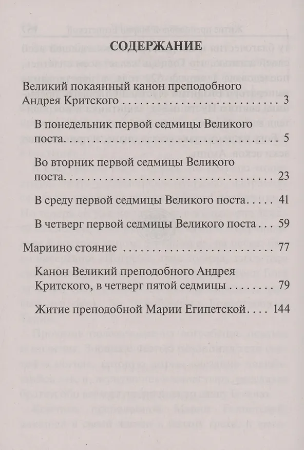 Книга Великий покаянный канон преподобного Андрея Критского. Мариино стояние. Житие преподобной Марии Египетской. Крупный шрифт (Андрей Плюснин) — 3
