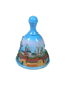 Колокол с подсветкой полист. цв. голубой "Москва" (070-22-19)