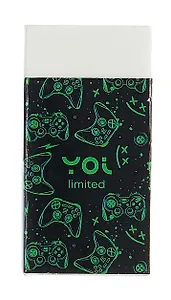 Ластик "Геймер" белый, Yoi