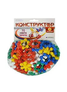 БИПЛАНТ Конструктор "Минисобирай-ка" №1 70 эл. 11040