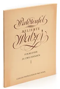 E.Waldteufel. Beliebte Walzer fur Klavier zu 2 Handen (комплект из 2 книг)