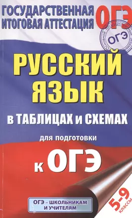 ОГЭ. Русский язык в таблицах и схемах. 5-9 классы — 2559794 — 1