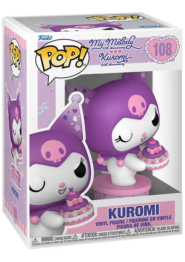 Фигурка Funko POP! My Melody 50th Kuromi 20th Kuromi (With Cake) (108) (Fun87169) 3111919 — 2